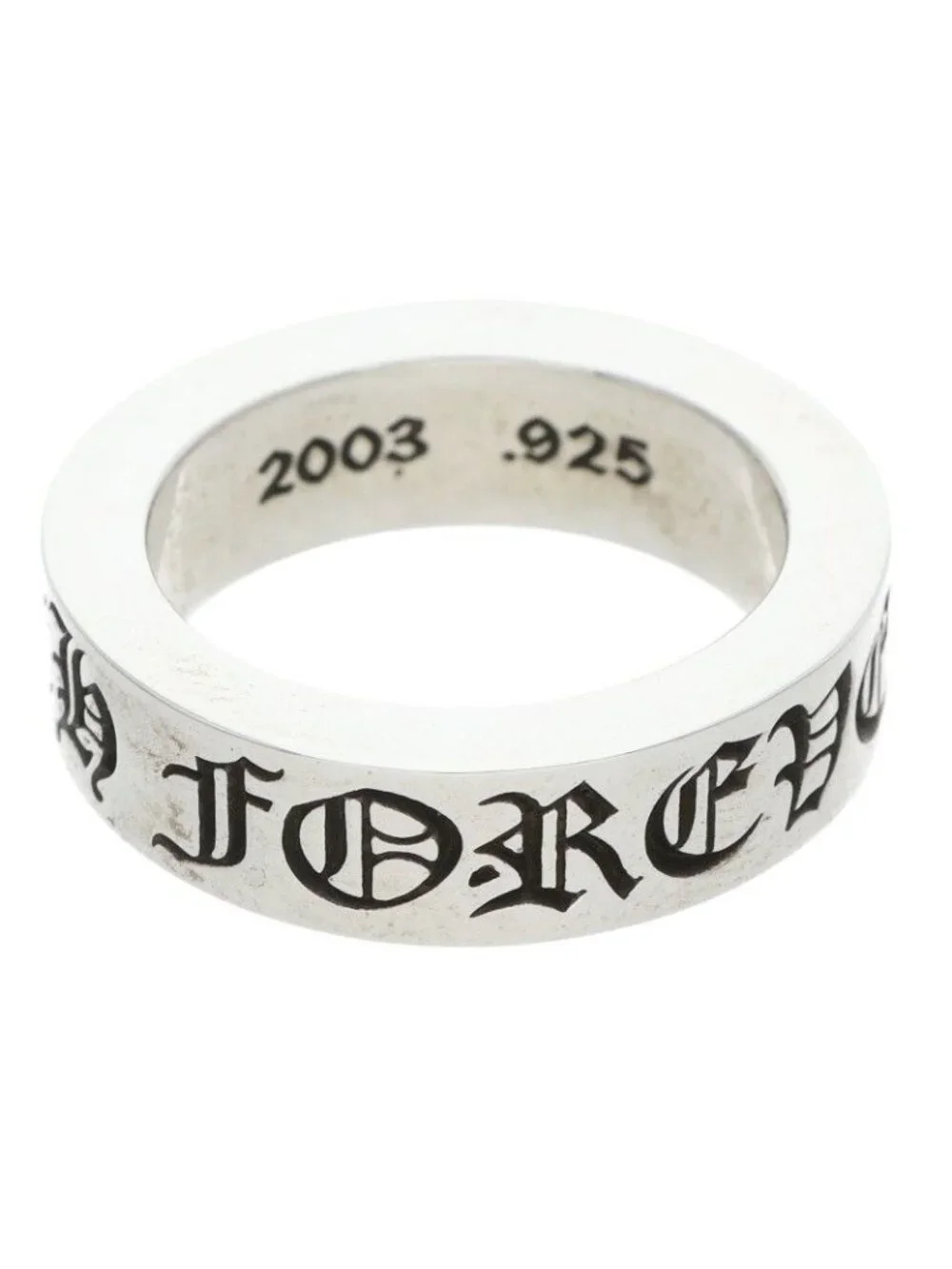 Chrome Hearts Spacer Forever Silver Ring